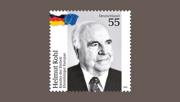 Helmut-Kohl-Briefmarke liegt vor