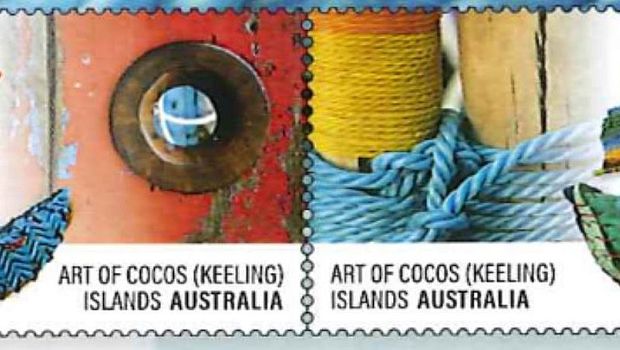 Briefmarke der Woche: Kunstvolles von den Kokosinseln
