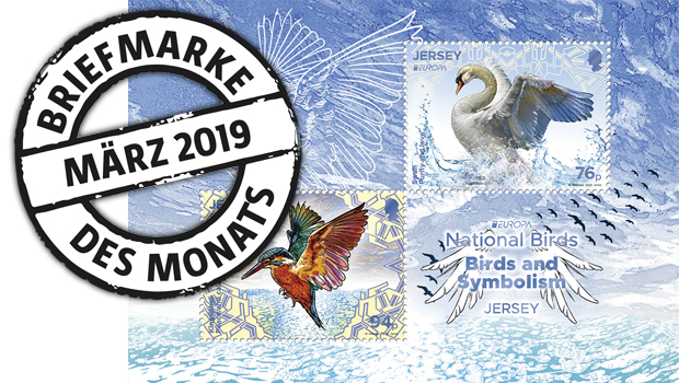 Briefmarke des Monats: Tönende Vogelstimmen