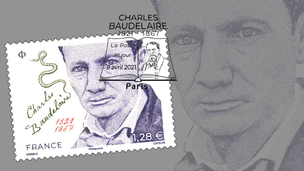 La Poste würdigt Dichter: Briefmarke für Charles Baudelaire