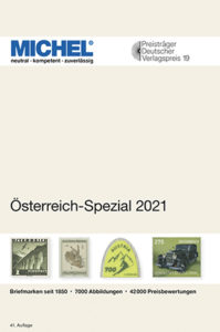 Buchcover des Michel  Österreich Spezial Katalogs 2021