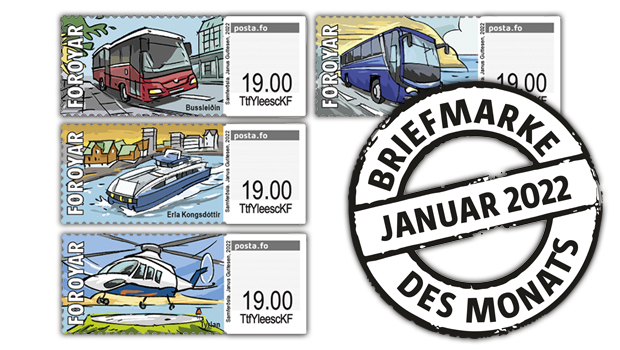 Briefmarke des Monats: Gut ausgebaute Straßen-Infrastruktur